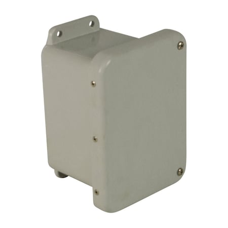 Wiegmann Screws Electrical Enclosures, 10 in H, 5 in D, 8 in W, 4X, Fiberglass HW-J100805CHSC